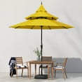 thumbnail image 3 of Maypex Outdoor Patio Umbrella 9 Ft Pagoda with Crank, No Tilt, Yellow, 3 of 6