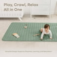 thumbnail image 4 of Comfy Cubs Play Mat, Rectangle (Medium) 48” x 72” for Kids & Toddler, Non-Slip Bottom - Fern, 4 of 7
