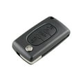 thumbnail image 4 of YSX 3 Button Replacement Fob Key Case Uncut Blade For Peugeot 207 307 407 308 607 For Citroen 3 Button Without Slot black, 4 of 9