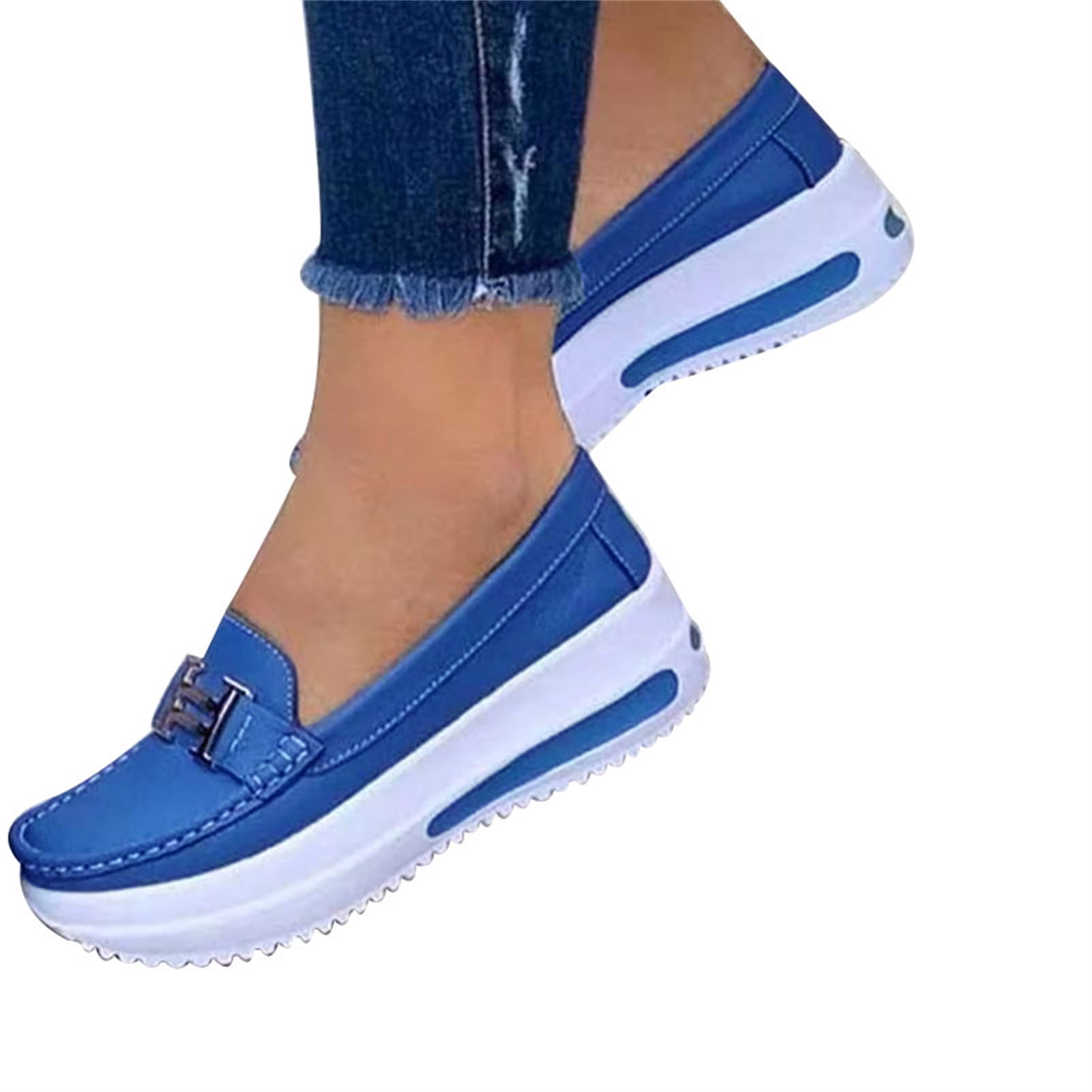 Comfortable Platform Loafers for Women 