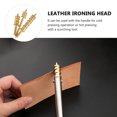 thumbnail image 3 of GETAJGHSD 3PCS Copper Burnisher Slicer Tool for Crafting with Golden Round Design Handmade Craft Tools, 3 of 6