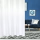 thumbnail image 4 of Cortina de baño de ducha gruesa, cortina de baño impermeable + ganchos para colgar (blanco 200*200cm), 4 of 8