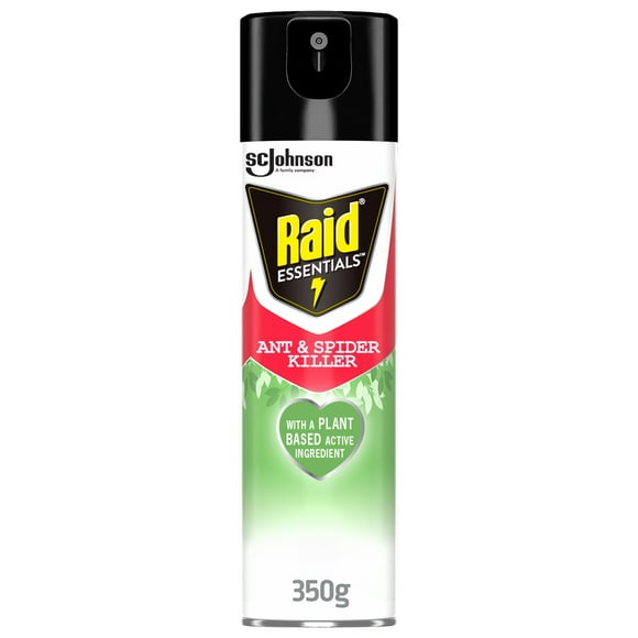 Raid Essentials Ant and Spider Insect Killer Spray, For Indoor Use, 350g, 350g