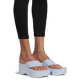 thumbnail image 4 of No Boundaries Women's Wedge Thong Sandals, 4 of 9