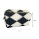 thumbnail image 1 of Bolsa de cosméticos de tablero de ajedrez Bolsas de maquillaje de felpa suave para niñas adolescentes (negro) Ndcxsfigh Para Estrenar, 1 of 8