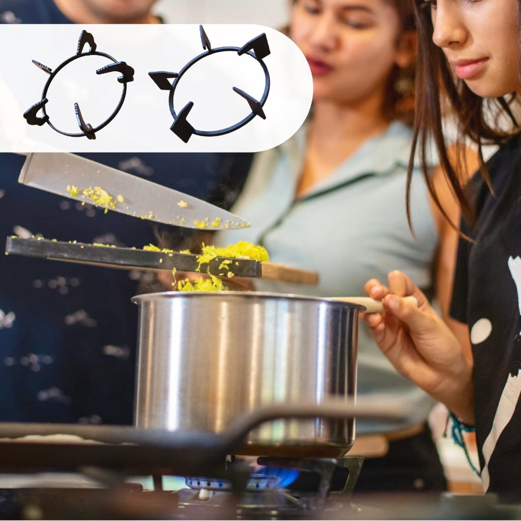 Wok Rings Replacement Parts Cast Iron Wok Support Rings for Gas Stove Burners Grate