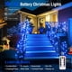 thumbnail image 2 of Luces para árbol de Navidad JMEXSUSS, 10 m, 100 LED, azul con control remoto, 2 of 8