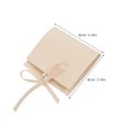 thumbnail image 2 of HEALEEP 10Ud Bolsitas Pequeñas Para Joyería Beige En Microfibra Con Envolvente Ideal Para Regalo, 2 of 6