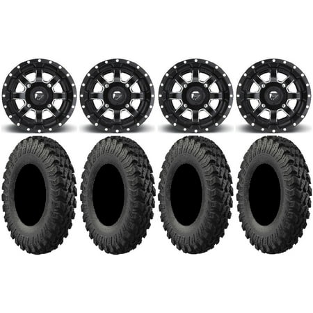 Fuel Maverick Black 15 Wheels 32 MotoRally Tires Polaris RZR XP 1000 / PRO XP / Ranger XP 900/1000