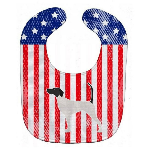 Carolines Treasures BB3295BIB USA Patriotic English Pointer Baby Bib