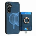 thumbnail image 3 of Dteck Case for Samsung Galaxy S23 FE with Stand,2 in 1 Detachable Magnetic Leather Card Slot Wallet Case Ring Holder Kickstand Protective Shockproof Back Cover for Galaxy S23 FE,Blue, 3 of 11