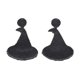 thumbnail image 1 of 1 Pair Halloween Beaded Earrings Lightweight Fashion Ethnic Style Witch Hat Beaded Dangle Earrings for Women, 1 of 3
