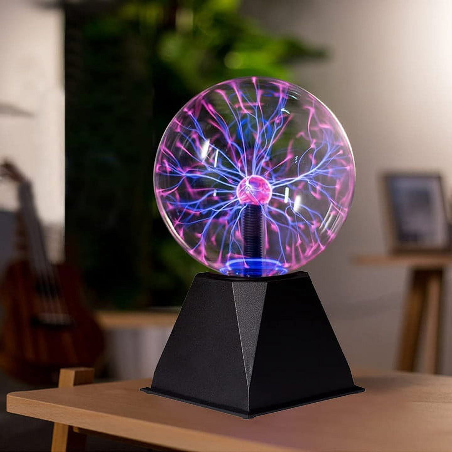 Nouveauté Magic Glass Ball Light 5 Pouces Plasma Electric Night Light Noël  Enfants Enfants Cadeau Lampe De Table Sphère Plasma Light - Lampes De Table  - AliExpress