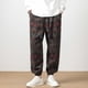 thumbnail image 1 of Pantalones de hombre de longitud completa con estampado de punto Zang-zang, bolsillos con cordón ajustable, cintura elástica, pantalones de pierna recta, pantalones de poliéster para hombre, 1 of 6