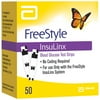 FREESTYLE INSULINX Blood Glucose Test Strips 50 CT BOX