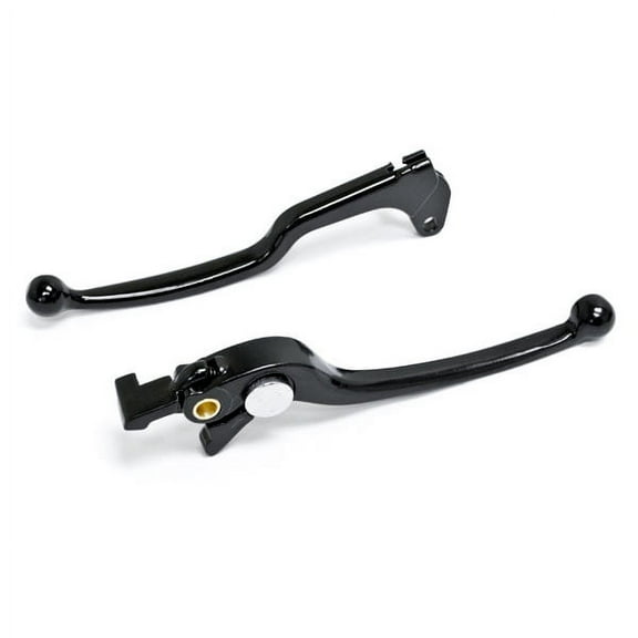 Krator Brake   Clutch Hand Lever Black Replacement Set Compatible with 2001-2004 Suzuki GSXR 1000
