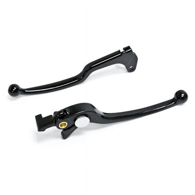 Krator Brake + Clutch Hand Lever Black Replacement Set Compatible with 2001-2004 Suzuki GSXR 1000