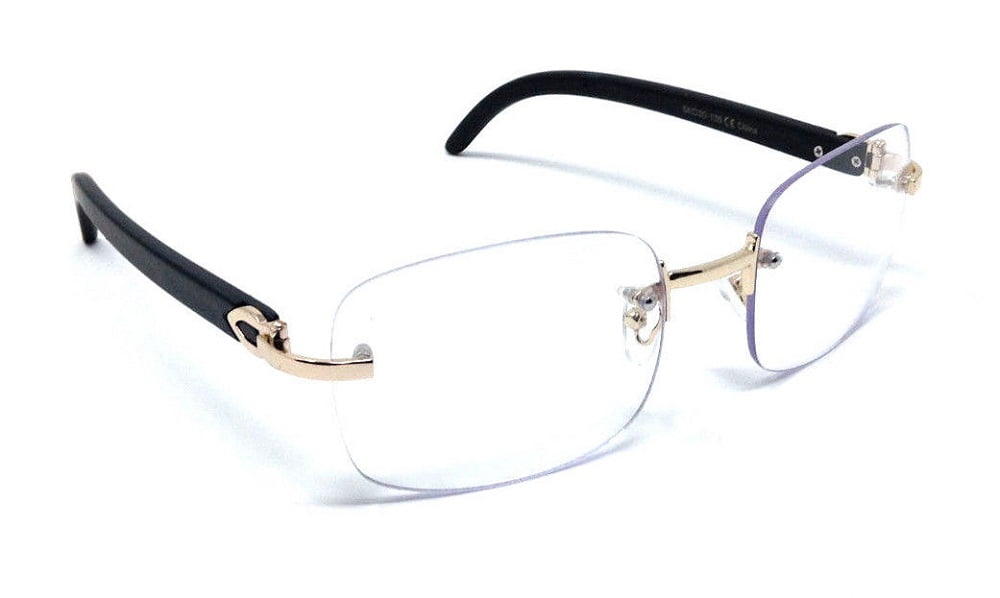 Gold and wood eyeglasses prices Clearance