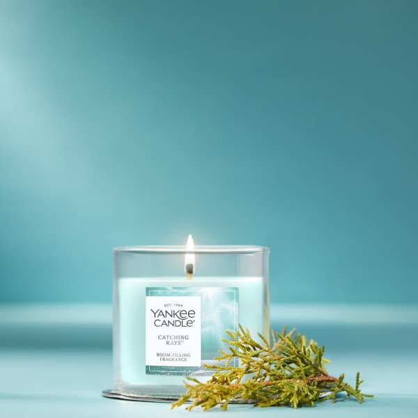 Yankee Candle Small Tumbler Scented Single Wick Jar Candle, Catching Rays, 4.3 oz (Pack of 4)