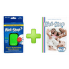 Wet-Stop3 Kit: Green Bedwetting/Enuresis Alarm System with Mattress Pad