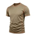 thumbnail image 5 of LEKWK Mens Shirts Short Sleeve Crewneck Casual Athletic Shirts Lightweight Loose Fit Comfy Basic Tees Summer Fashion Workout Daily Wear, 5 of 8