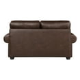 thumbnail image 5 of Lexicon Franklin Polished Microfiber Loveseat in Dark Brown, 5 of 8