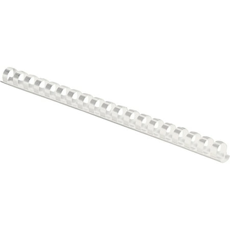 - Fellowes, FEL52371, 19-ring Plastic Comb Binding, 100 / Pack, White