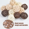 thumbnail image 5 of thovorrnl Decorative Balls for Bowls, Wicker Rattan Balls Bowl Fillers for Home Decor, 15pcs, 4.5cm, 5 of 8