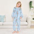 thumbnail image 5 of Fluffy Pajamas Set Fuzzy Winter Warm Pj Sets Pullover Tops and Long Pants Cute Koala Pattern Medium, 5 of 8