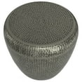 thumbnail image 6 of Simpli Home Preston 22 inch Wide Modern Industrial Metal Side Table in Antique Silver, Fully Assembled, 6 of 7
