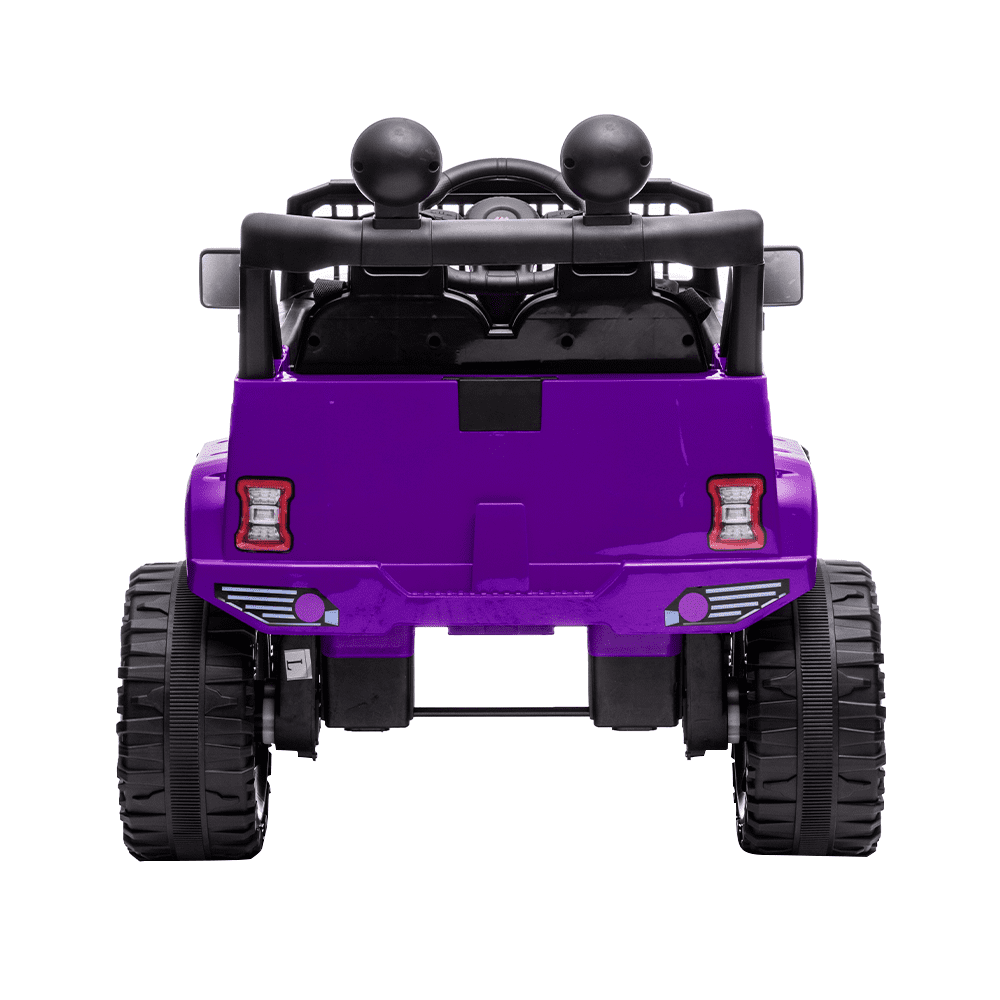 BKIRNP Kids Electric Car Ride on Cars 12V Powered 4-Wheel Battery Car 3mph w/Remote Control MP3 LED Bluetooth Music for Kids 2+