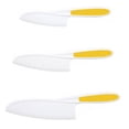 thumbnail image 1 of DEBGFS Kids Cooking Sets Real Kitchen Tools Children Cutter Chef Set Cookware Cake Salad Versatile Dishes Cutting Ergonomic Handles,colorcombo16knife3pcs, 1 of 6