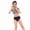 v#3Navy15, variant on Rggeeun Child Girls Swimsuit Set 2Pc Cute Stripes Pattern Short Sleeve Square Neck Tankini & Elastic High Waist Swim Brief Slim Fit for Summer Water Surfing Cozy Swimwear,Blue,6-8 Years