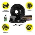 thumbnail image 4 of Hart Brakes Front Rear Brakes and Rotors Kit |Front Rear Brake Pads| Brake Rotors and Pads| Semi Metallic Brake Pads and Rotors| Sensor Wire - BHCC.63003.63, 4 of 7