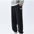 thumbnail image 2 of Hfolob Pants For Men 2023 Summer Autumn New Corduroy Solid Color Bundle Foot Simple Quality Tie String Closed Straight Tube Patch Men's Fashion Pants Outdoor Pants, 2 of 4