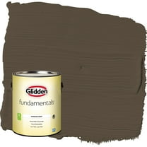 Glidden Fundamentals Afternoon Tea / Brown Eggshell Interior Paint, 1 Gallon