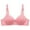 Pink, variant on Elainilye Fashion Womens Bras No Underwire Full Support Bra No-Slip Underwear Gathered Shaping Cup Underwear,Beige
