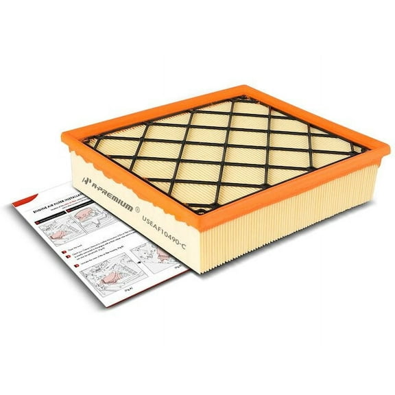 Engine Air Filter 1 - Compatible with 2015 - 2016 Volvo V60 2.5L 5-Cylinder - Autopart Premium