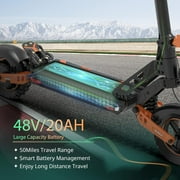 KUKIRIN G2Max Electric Scooter with Seat, 960WH 1000W Powerful Motor, 34 MPH Max Speed, 49 Miles Range, 48V/20Ah Large Capacity Battery, 10 PneumaticTires Dual Brake Folding E-Scooter for Adults