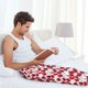 thumbnail image 5 of Fotbe Tulips Flowers Pantalones de Pijama para Hombre, Pantalones de Dormir, Pantalones de Casa con Cintura Ajustable y Bolsillos-Large, 5 of 6