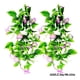 thumbnail image 2 of Vid artificial Morning Glory colgante de follaje falso decoración del hogar planta de vid de simulación, púrpura 2 piezas sidaley HA8951-02B, 2 of 6