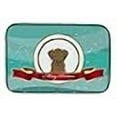 thumbnail image 3 of Carolines Treasures BB1544DDM Chocolate Labrador Merry Christmas Dish Drying Mat, 3 of 4