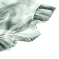 thumbnail image 3 of Baby Girls Long Sleeve Swimsuit Ruffle Zipper Rash Guard Swimwears, 3 of 6