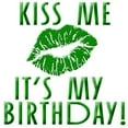 thumbnail image 3 of CafePress - Green Kiss Me It's My Birthday Women's Dark Pajama - Women's Dark Pajamas, 3 of 4