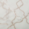 thumbnail image 3 of Lightweight Lattice Sheer Curtain Two Panel Set, 52" x 63", Champagne by Blue Nile Mills, 3 of 5