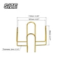 thumbnail image 2 of Portavasos, 1uds 2,17 - Hierro Metal Posavasos Almacenamiento Estante para Ambos Redondo y Cuadrado, Capacidad para 6 Posavasos (Oro), 2 of 6