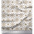 thumbnail image 1 of Soimoi Poly Georgette Fabric Flower Artistic Decor Fabric Printed Yard 52 Inch Wide, 1 of 3