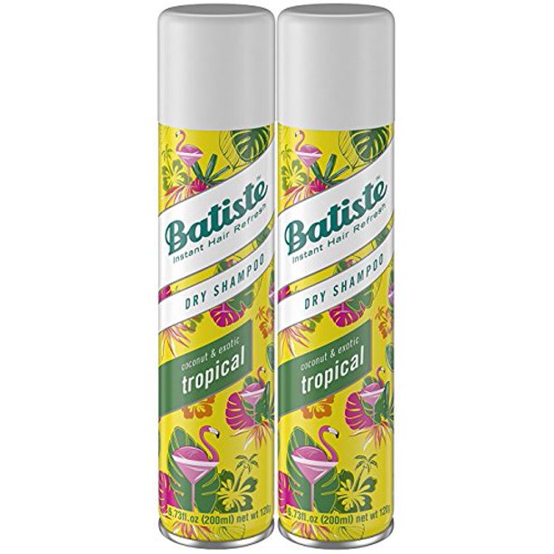 Batiste Dry Shampoo Tropical 200ml (2 Pack)