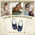 thumbnail image 7 of Wukai Dreamcatcher With Colorful Feathers Print Women's Indoor Bedroom Slipper Slip On Shoes, Unisex House Shoes with Anti-Skid Sole for Men, Gift for Women Men-11, 7 of 7
