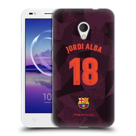 OFFICIAL FC BARCELONA 2017/18 PLAYERS THIRD KIT 1 SOFT GEL CASE FOR ALCATEL